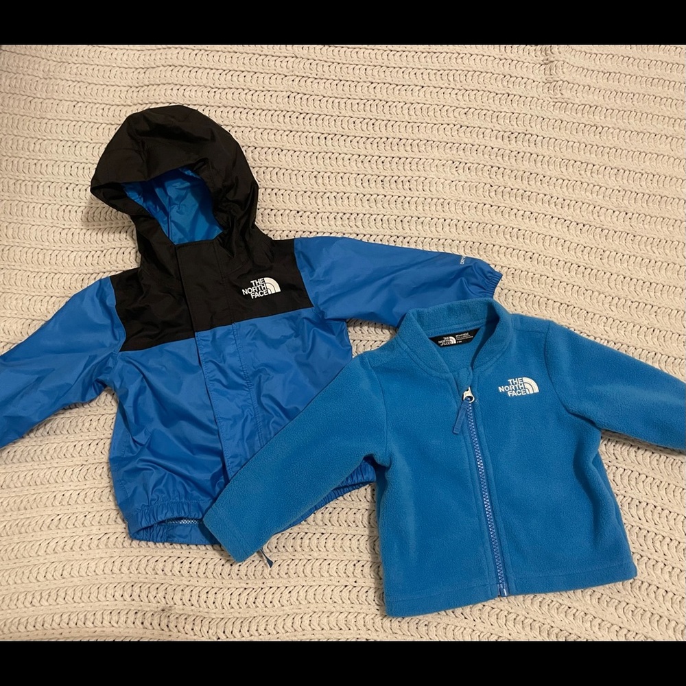 Two piece baby north face jacket